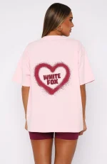 11th Street City Girl At Heart Oversized Strawberry Whip Tee-3
