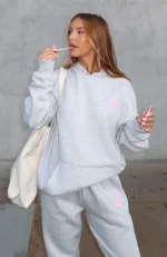 11th Street Keeping It Real Oversized Hoodie Jelly Bean-1