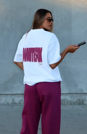 11th Street New York Or Nowhere Oversized Berry Blast Tee