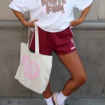 11th Street Out & About Lounge Raspberry Jelly Short