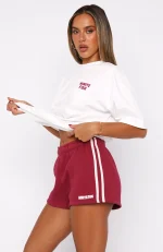 11th Street Out & About Lounge Raspberry Jelly Short-2