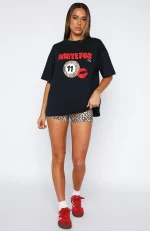 11th Street She's So Lucky Bike Leopard Splice Short-3