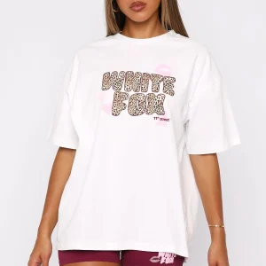 11th Street She's So Lucky Oversized Leopard Splice Tee-1