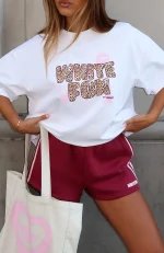 11th Street She's So Lucky Oversized Leopard Splice Tee