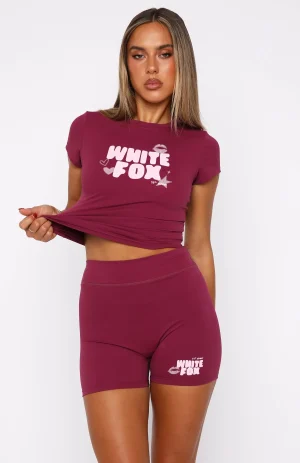 11th Street Sweet Kisses Bike Shorts Very Berry-1