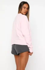 All Around Me Long Sleeve Pink Tee-3