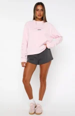 All Around Me Long Sleeve Pink Tee-4