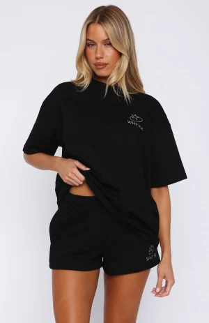 Always Shining Lounge Black Short-1