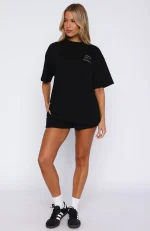 Always Shining Lounge Black Short-4