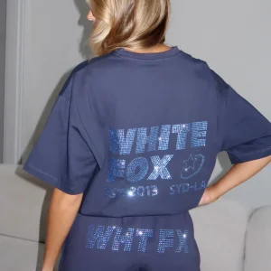 Always Shining Oversized Navy Tee-1