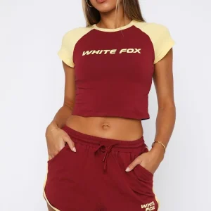 Another Level Relaxed Burgundy Short-1