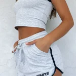 Another Level Relaxed Grey Marle Short