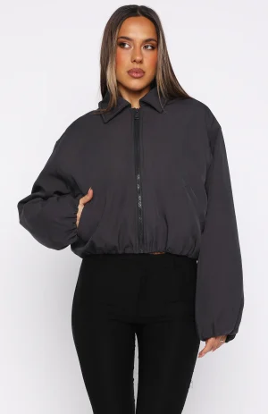 Back To Friends Jacket Charcoal-1