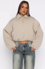 Back To Friends Jacket Sand-1