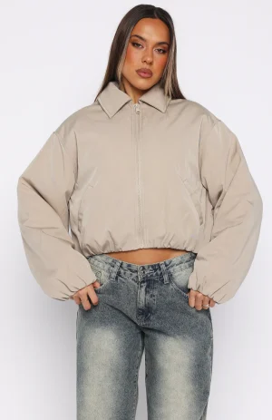 Back To Friends Jacket Sand-1