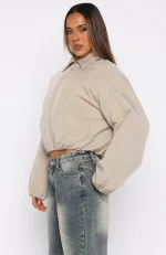 Back To Friends Jacket Sand-2