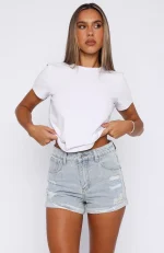 Bailey Denim Light Blue Short-1