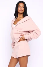 Can't Miss It Lounge Dusty Pink Short-2
