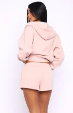 Can't Miss It Lounge Dusty Pink Short-3