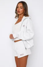 Can't Miss It Lounge Grey Short-2