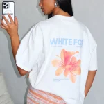 Care For You Oversized White Tee