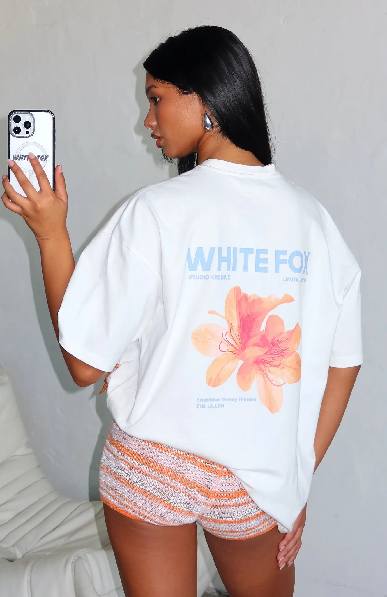 Care For You Oversized White Tee Care For You Oversized White Tee