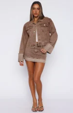 Charlotte Denim Jacket Tan Wash-5