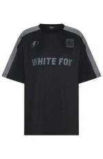 Checking Up On You Oversized Black-Charcoal Jersey-4