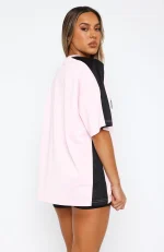 Checking Up On You Oversized Light Pink Jersey-3
