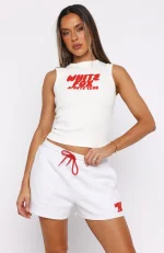 Club 14 Allie Lounge Grey Marle Short-2