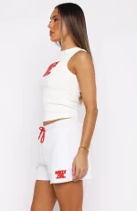 Club 14 Allie Lounge Grey Marle Short-3