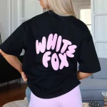 Club 14 Allie Oversized Black Tee