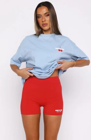 Club 14 Cassie Bike Red Short-1