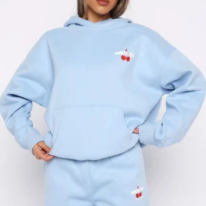 Club 14 Cassie Boxy Hoodie Blue-1