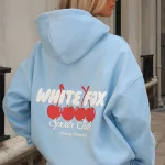 Club 14 Cassie Boxy Hoodie Blue