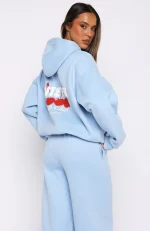 Club 14 Cassie Boxy Hoodie Blue-3