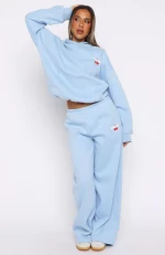 Club 14 Cassie Boxy Hoodie Blue-4