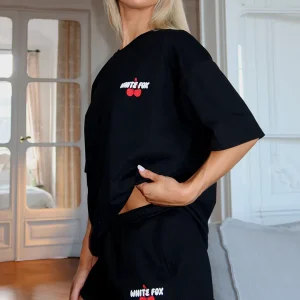 Club 14 Cassie Lounge Black Short