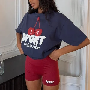 Club 14 Peyton Bike Burgundy Short