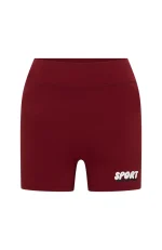 Club 14 Peyton Bike Burgundy Short-4