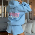 Club 14 Peyton Oversized Hoodie Blue