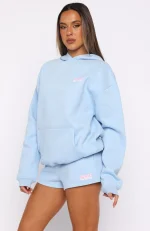 Club 14 Peyton Oversized Hoodie Blue-2