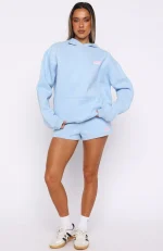 Club 14 Peyton Oversized Hoodie Blue-4