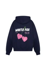 Club 14 Trinity Oversized Hoodie Navy-5