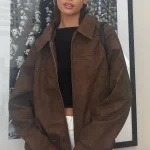 Come Together PU Jacket Chocolate