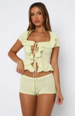 Cool It Crochet Lime Short-1