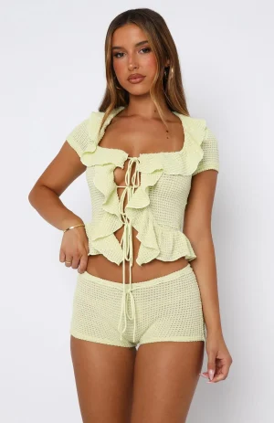 Cool It Crochet Lime Short-1