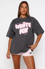 Daydreamers Angelina Oversized Volcanic Tee-1