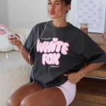 Daydreamers Angelina Oversized Volcanic Tee