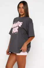 Daydreamers Angelina Oversized Volcanic Tee-2